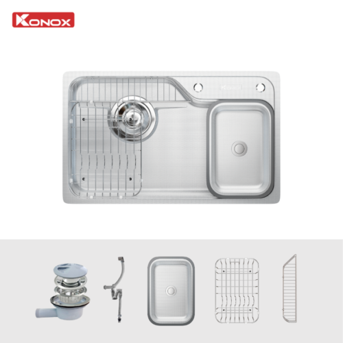 Chậu rửa chén Konox Dekor 8250TS 1 hố chống xước
